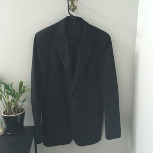 Black uniqlo blazer size small regular fit